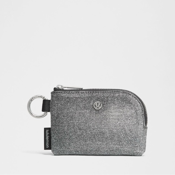 NWT Lululemon clippable card pouch glitter - Picture 3 of 4